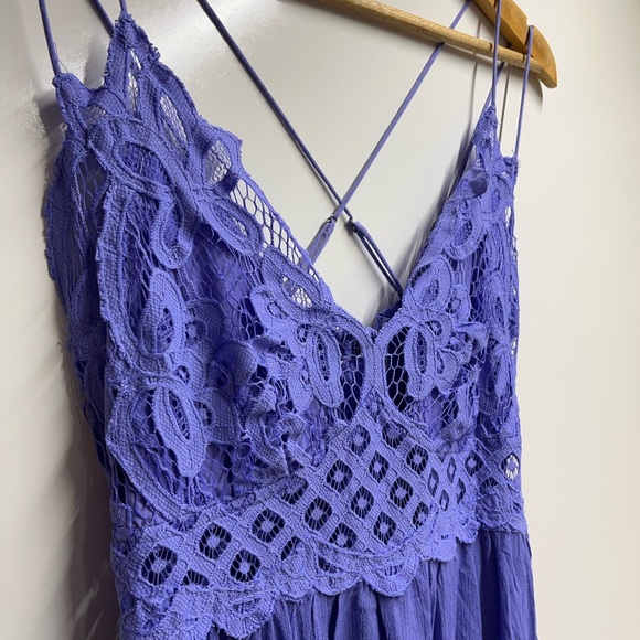 Free People Adella Maxi Slip Sapphire Periwinkle - Picture 7 of 9